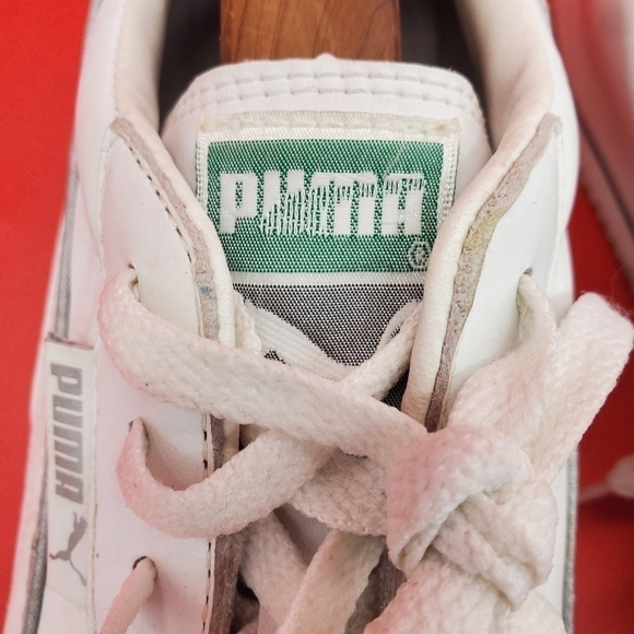 PUMA Roma Amor Leather Sneakers White Silver Women's 11 Shoes - Picture 3 of 16